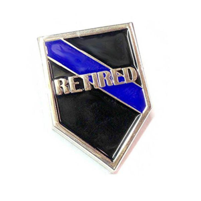 Thin Blue Line Retired Officer Pin