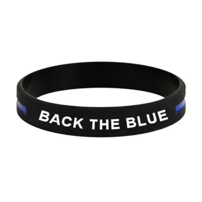 Thin Blue Line Back the Blue Bracelet